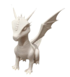 Estatueta de Dragão Filhote