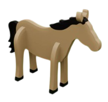 Cartão de Cavalo para Montar