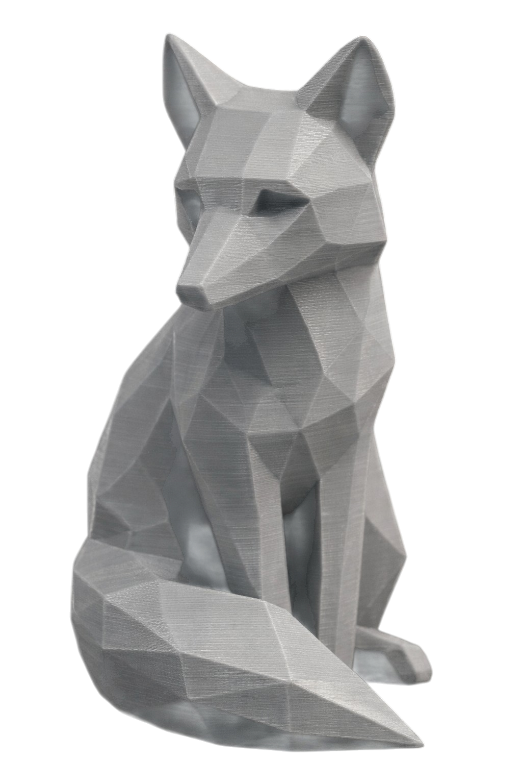Estatueta de Raposa em Low Poly