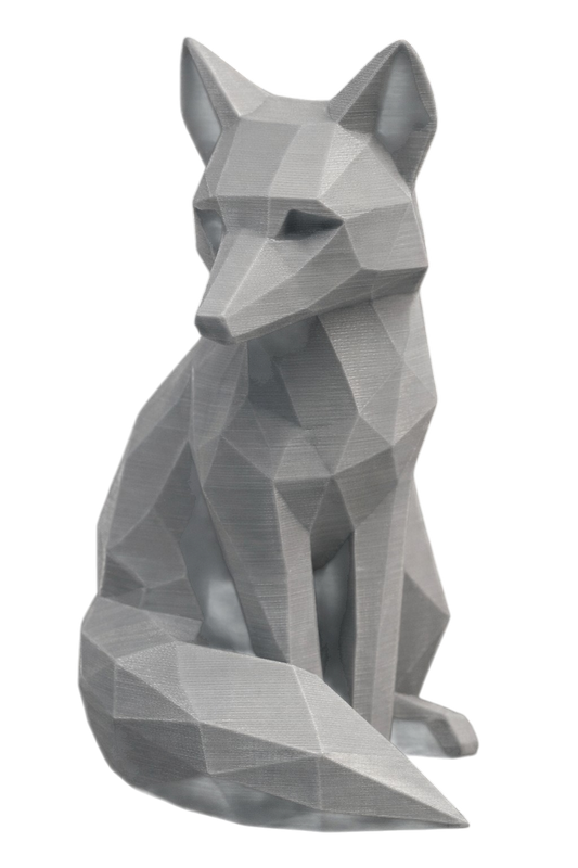 Estatueta de Raposa em Low Poly
