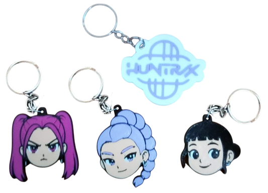 Chaveiros Guerreiras do K-Pop Chibi