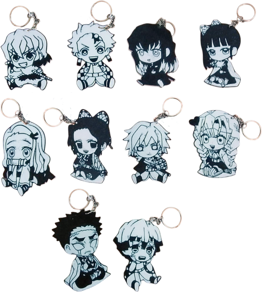 Chaveiros Kimetsu no Kaiba Chibi
