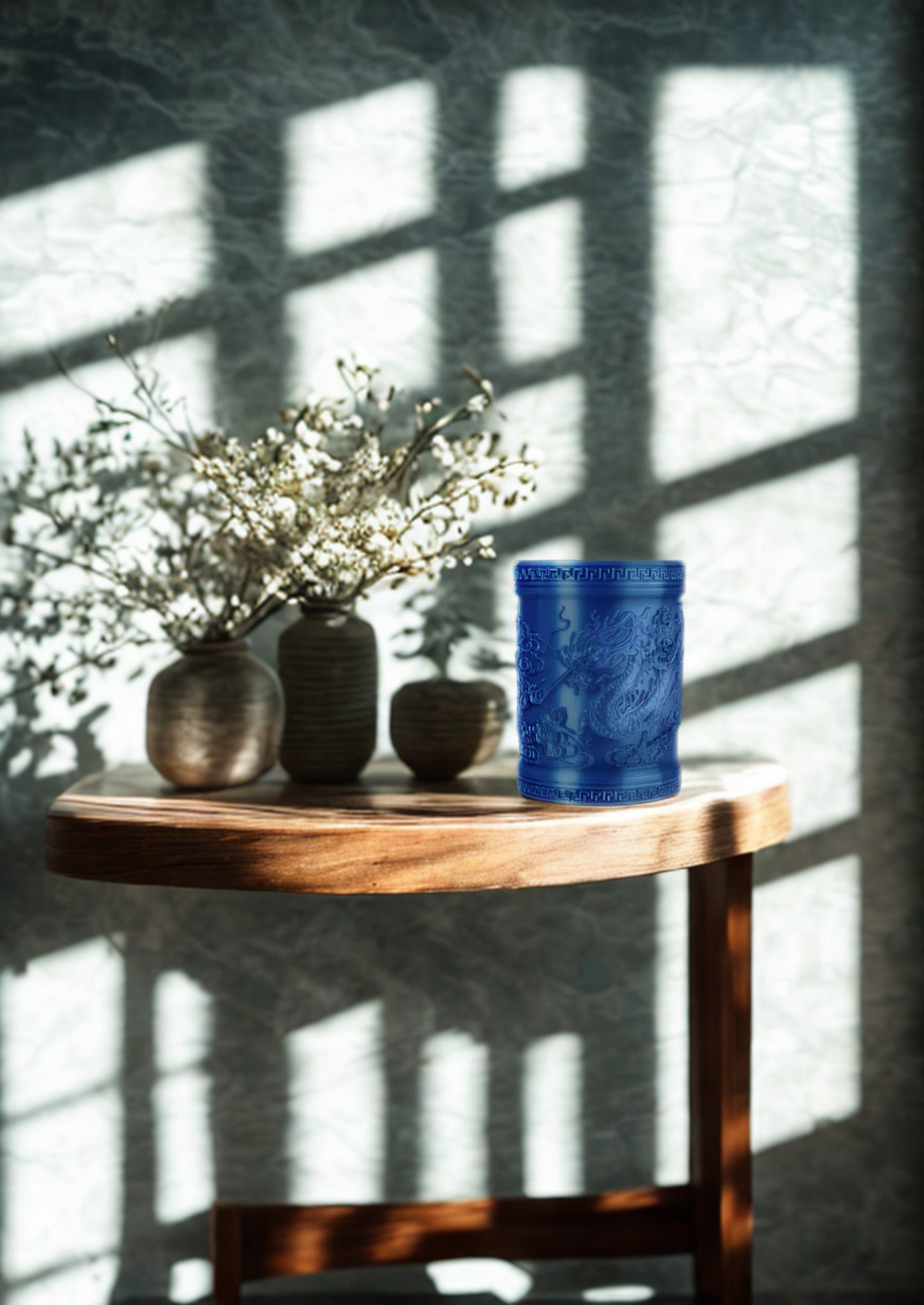 Vaso Dragão Ancestral Oriental