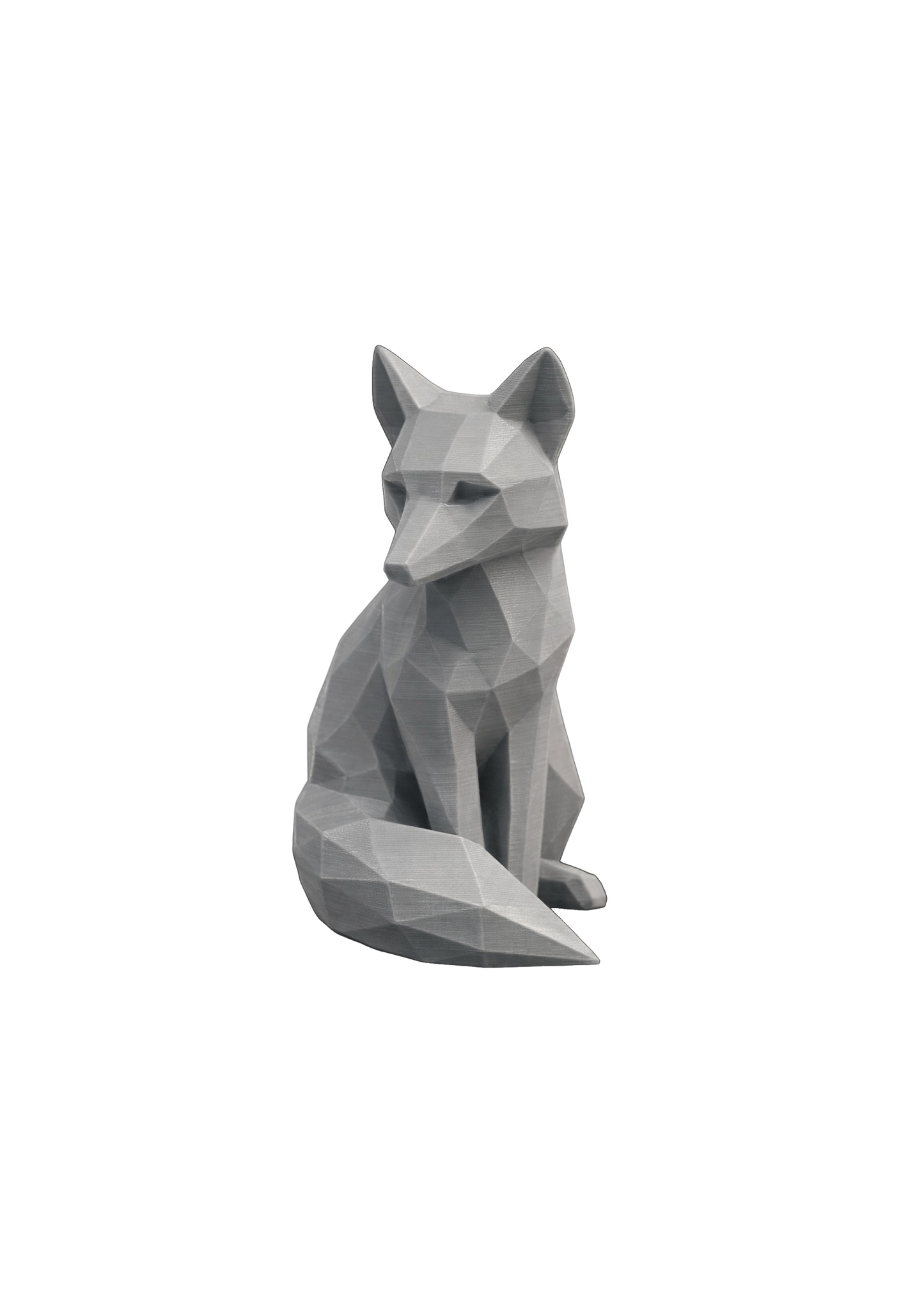 Estatueta de Raposa em Low Poly